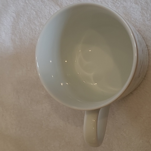 Rudolph Co  Red Nose Reindeer White Ceramic Gold Details Mug - Picture 4 of 5